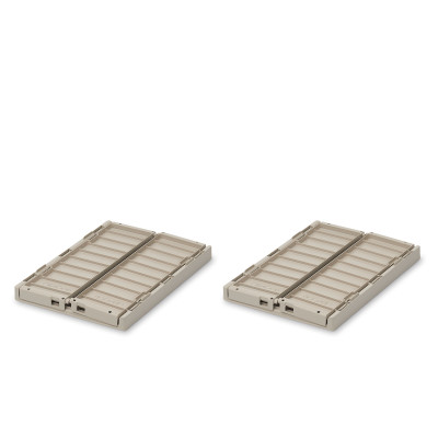 LIEWOOD Aufbewahrungsboxen S Weston Sandy 2 Stück