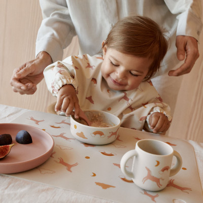 LIEWOOD Silikon-Geschirrset Vivi Dream Ecru