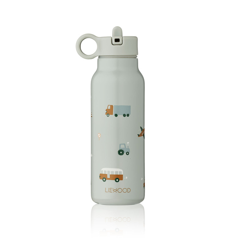 LIEWOOD Thermoflasche 350 ml Falk Vehicles Dove Blue Mix LIEWOOD Thermoflasche 350 ml Falk Vehicles Dove Blue Mix