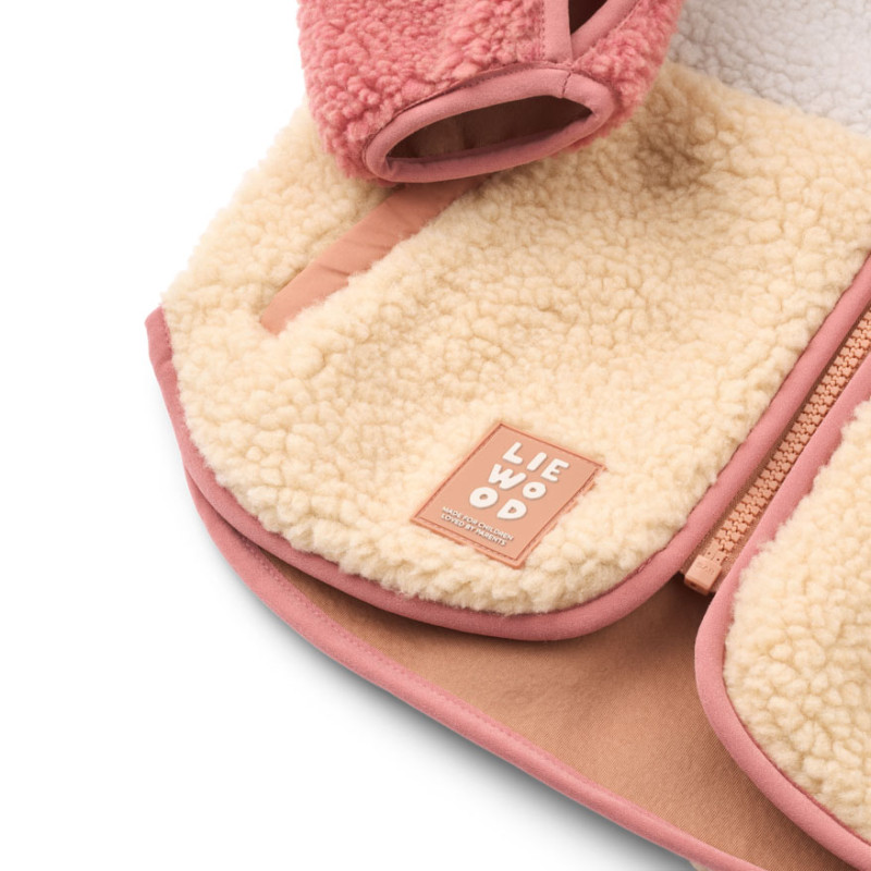 LIEWOOD Kinder Fleecejacke Nolan Apple blossom multi mix