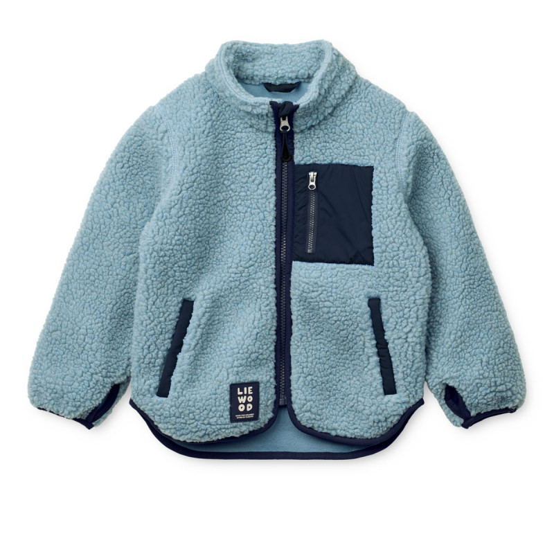 LIEWOOD Kinder Fleecejacke Nolan Beach blue
