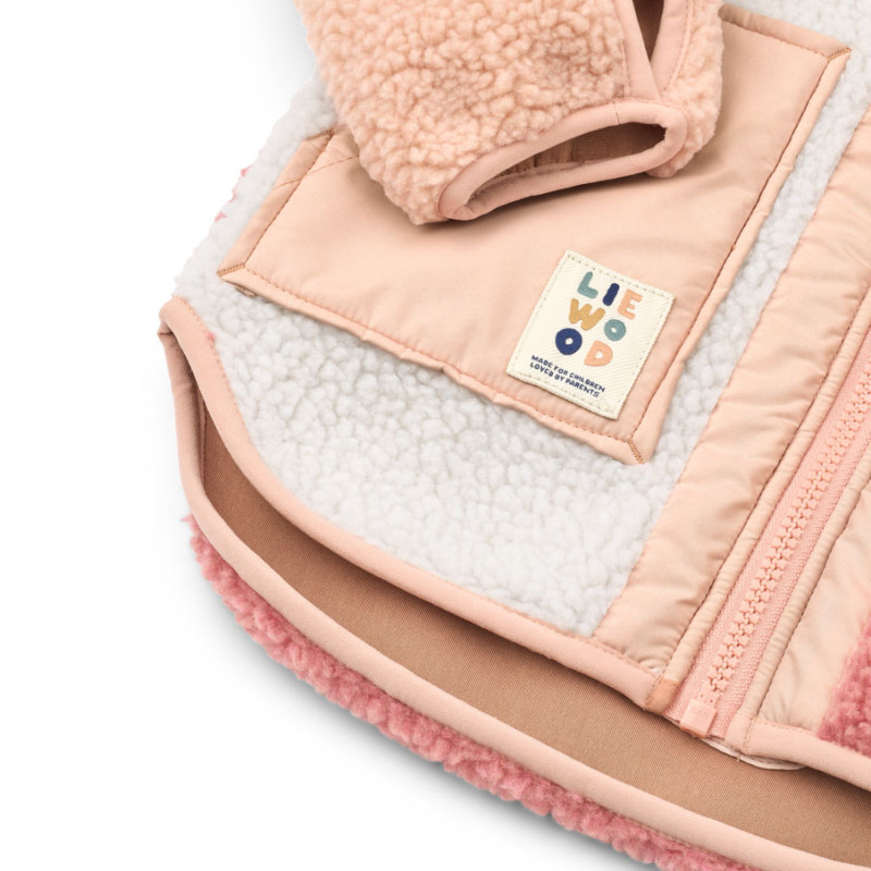 LIEWOOD Kinder Fleecejacke Noam Dusty rose multi mix