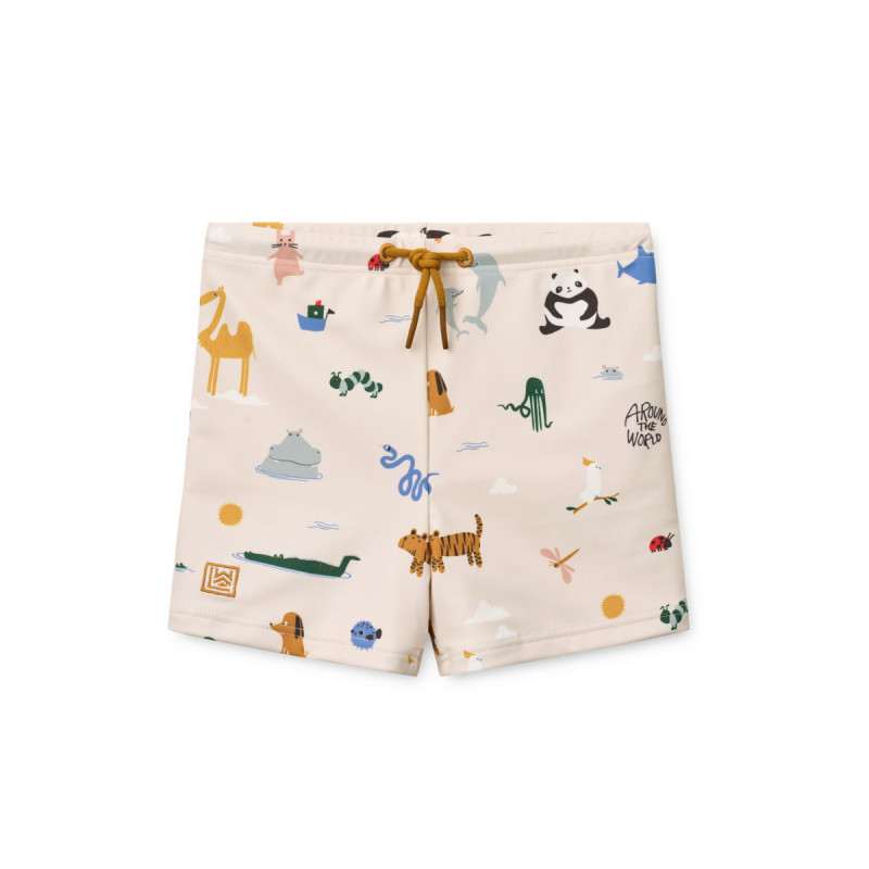 LIEWOOD Otto Badehose Around the world / Sandy
