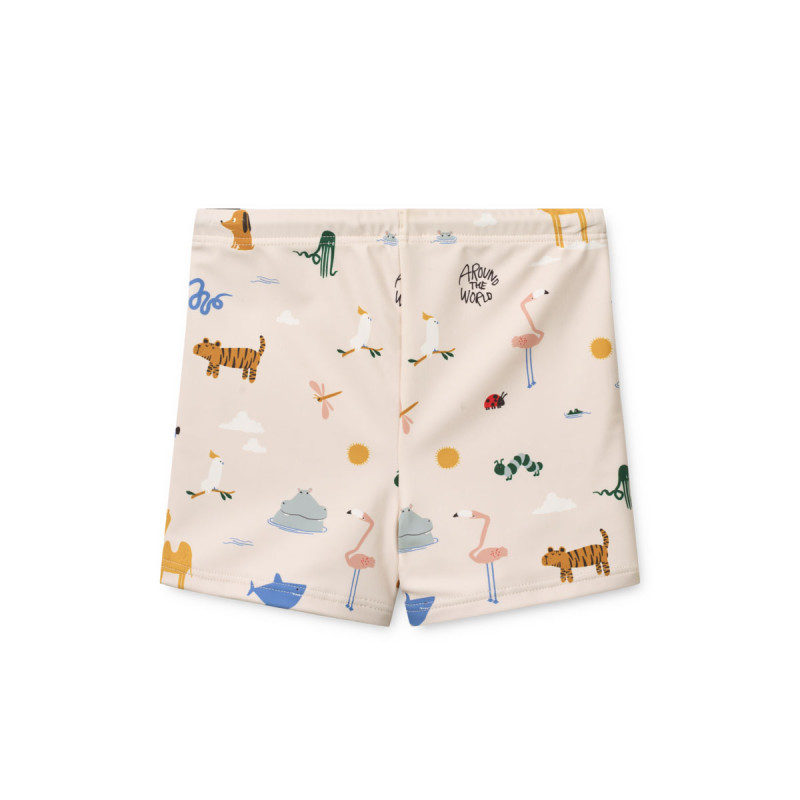 LIEWOOD Otto Badehose Around the world / Sandy