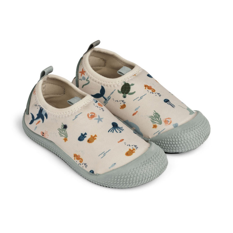 LIEWOOD Wasserschuhe Sanjia Sea creature / Sandy
