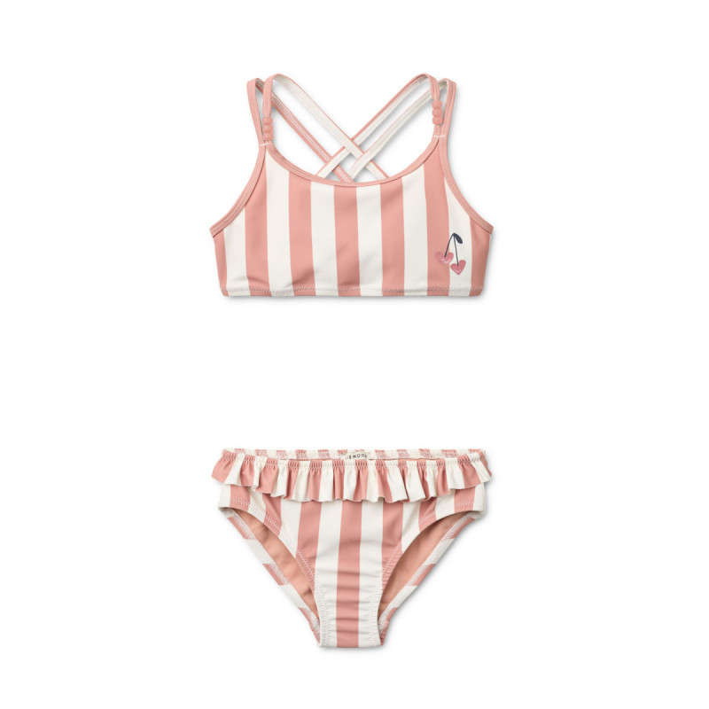 LIEWOOD zweiteiliger Bikini Belle gestreift Coral blush