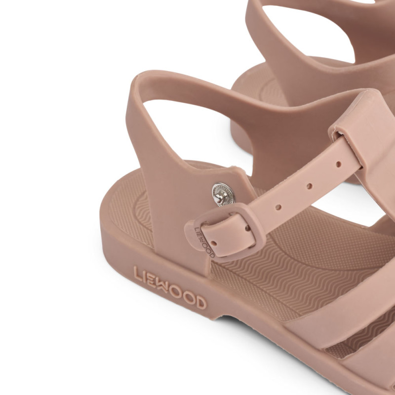 LIEWOOD Bre Beach Sandalen mit Anhängern Peach / Dark rose