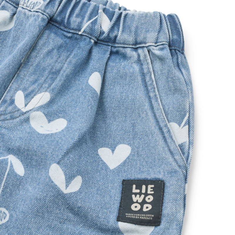 LIEWOOD Denim Shorts Borrisa Weethearts / Light blue denim