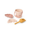 LIEWOOD Strandspiel-Set mit Förmchen und Eimer Butterfly / Apple blossom