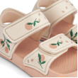 LIEWOOD Blumer Sandalen Peach / Sea shell