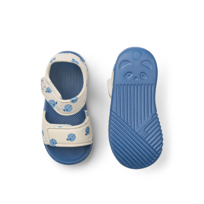 LIEWOOD Blumer Sandalen Pufferfish / Sandy