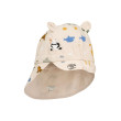 LIEWOOD Kinder Sonnenhut Gorm mit Ohren Around the world / Sandy