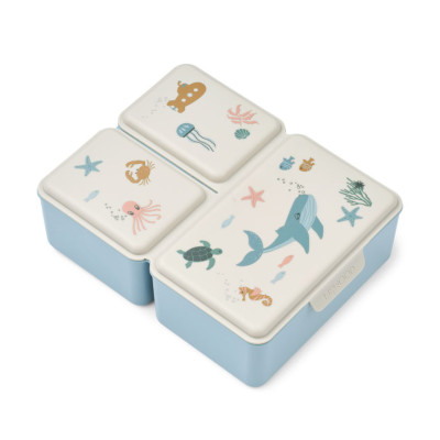 LIEWOOD Kinder Lunchbox Driss Sea creature / Sandy