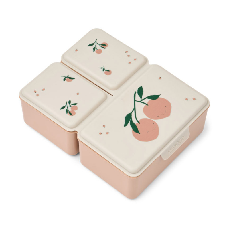 LIEWOOD Kinder Lunchbox Driss Peach me / Sea shell