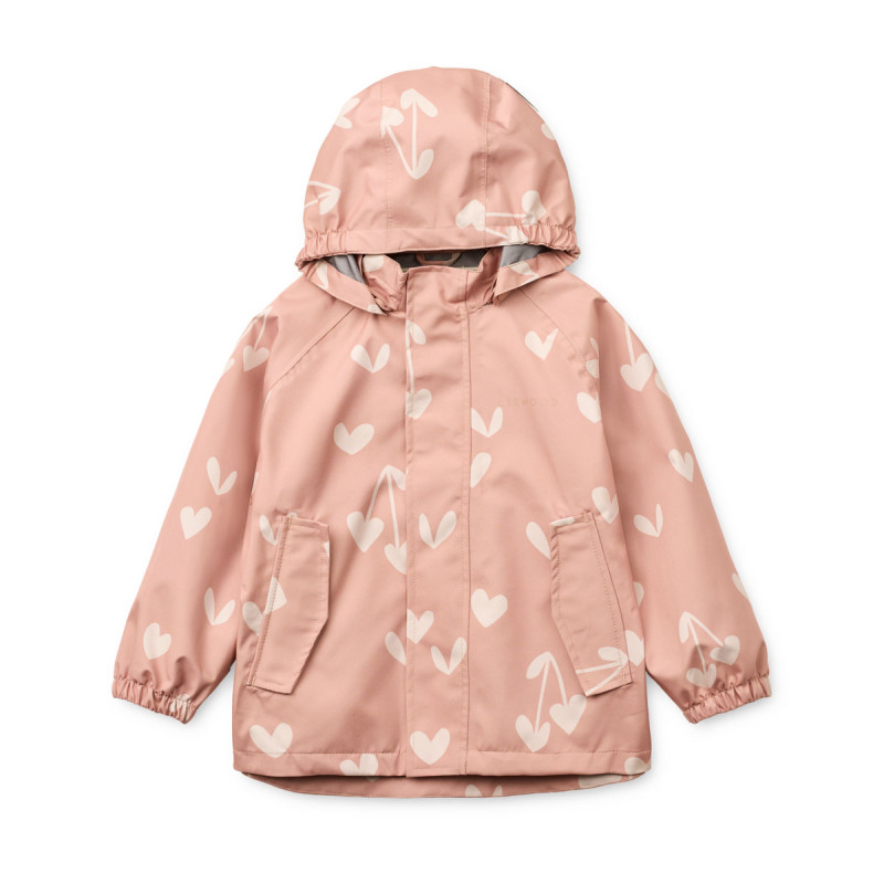 LIEWOOD Pedia wasserdichtes Set – Jacke und Hose Sweethearts / Pale tuscany