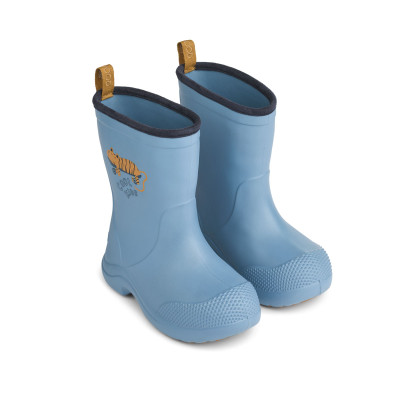 LIEWOOD Gummistiefel Aston Tiger / Beach blue