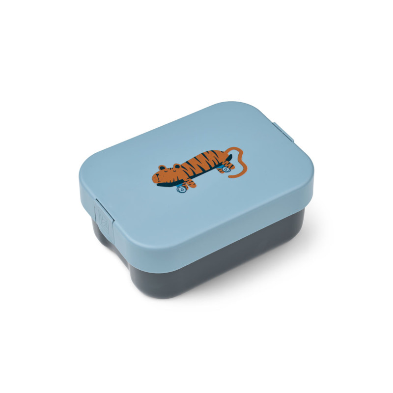 LIEWOOD Kinder Lunchbox Kamil Tiger / Beach blue