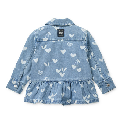 LIEWOOD Kenza Jeans-Overshirt Sweethearts / light blue denim