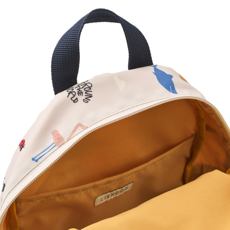 LIEWOOD Rucksack Andreas Around the world / Sandy