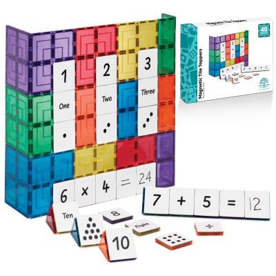 Magnetische Karten Zahlen und Rechnen 40 Stück