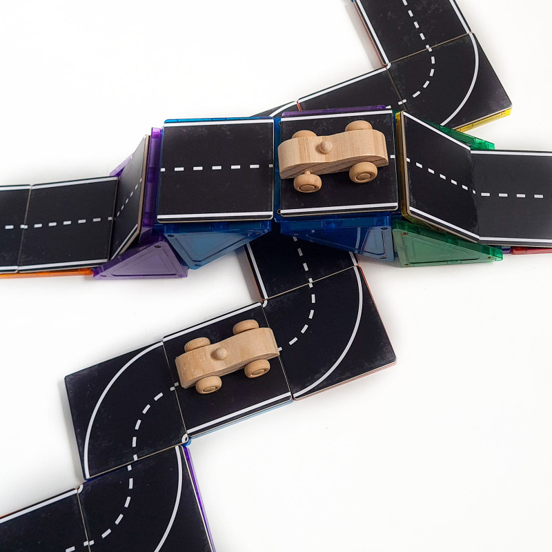 Magnetische Karten Straßen 40 Stück