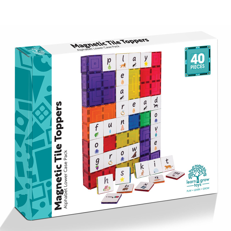 Magnetische Karten Kleinbuchstaben 40 Stück