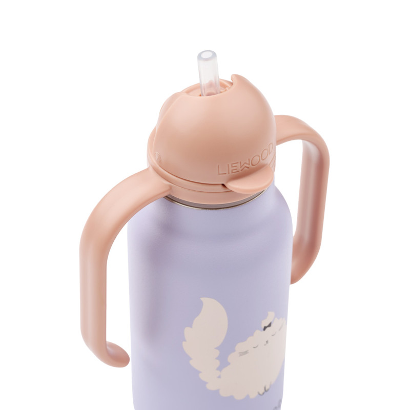 LIEWOOD Thermoflasche Kimmie 250 ml Cat / Warm lilac