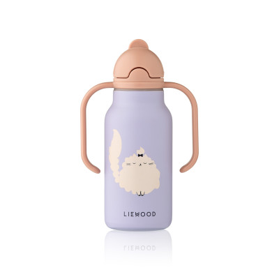LIEWOOD Thermoflasche Kimmie 250 ml Cat / Warm lilac