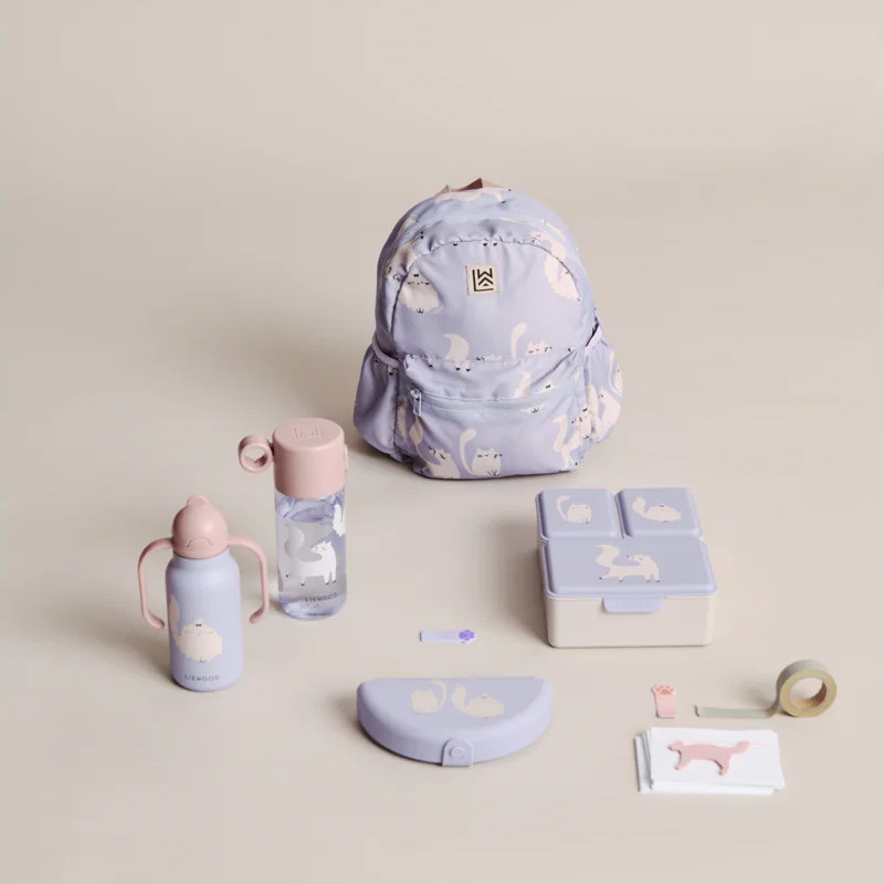 LIEWOOD Rucksack Andreas Cat / Warm lilac