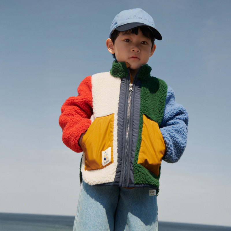 LIEWOOD Kinder Fleecejacke Noam Garden green multi mix