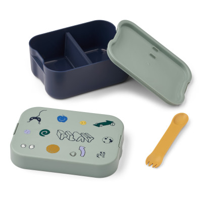 LIEWOOD Kinder Lunchbox Kamil Play / Dusty Peppermint