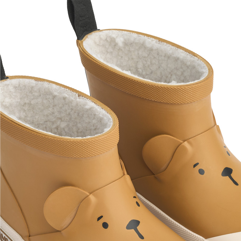 LIEWOOD gefütterte Gummistiefel Jesse Bear Golden caramel