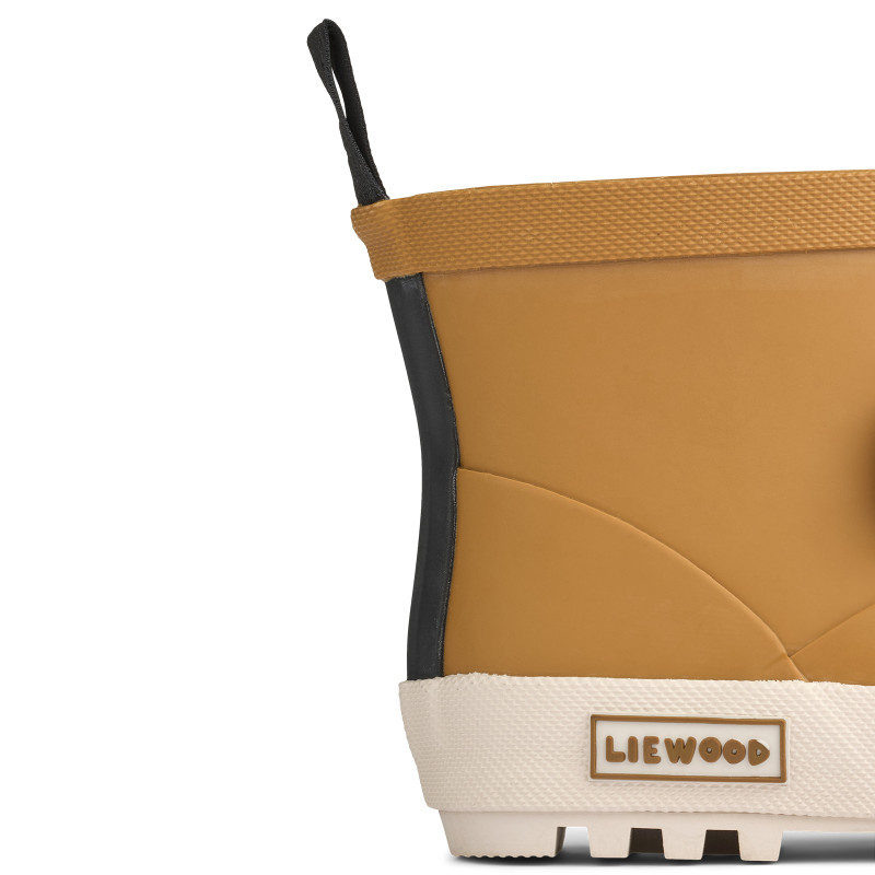 LIEWOOD gefütterte Gummistiefel Jesse Bear Golden caramel