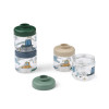 LIEWOOD Dominique Tritan-Behälter für Babynahrung 100 ml 4er-Set Cars / Sandy