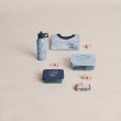 LIEWOOD Tritan-Lunchbox Arthur Race cars / Beach blue
