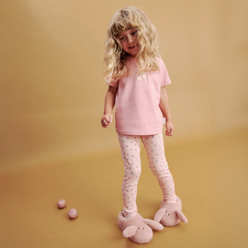 LIEWOOD Leggings MARIEN Mini Cherry heart / Rosey