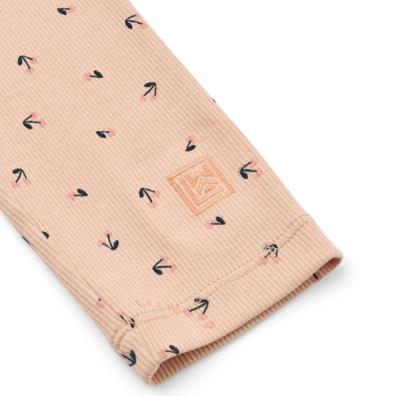 LIEWOOD Leggings MARIEN Mini Cherry heart / Rosey
