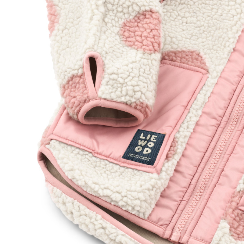 LIEWOOD Kinder Fleecejacke Noam Rose blush mix