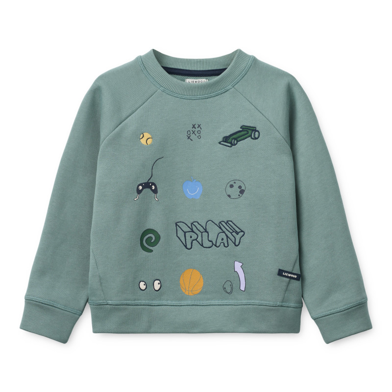 LIEWOOD ORSON Sweatshirt Play / Dusty Peppermint
