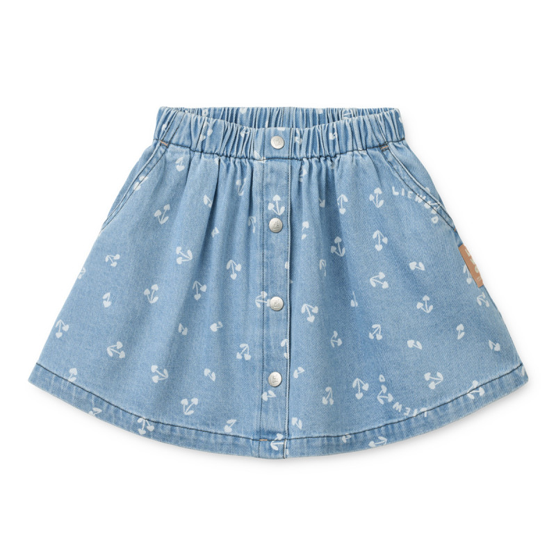 LIEWOOD Jeansrock Rio Cherry heart sandy / Denim