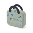LIEWOOD Faltbare Silikon-Lunchbox Elara Play / Dusty Peppermint