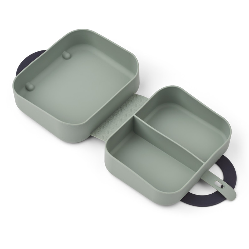 LIEWOOD Faltbare Silikon-Lunchbox Elara Play / Dusty Peppermint