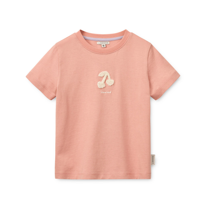 LIEWOOD Francis Kinder T-Shirt Cherry heart / Rose blush
