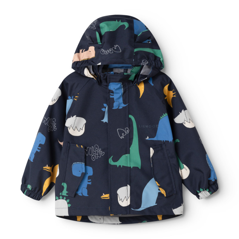 LIEWOOD Regenbekleidungsset Manu Dino roar / Classic navy