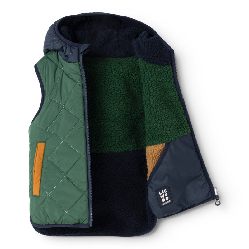 LIEWOOD Kinder Wende-Weste Diana Classic navy mix