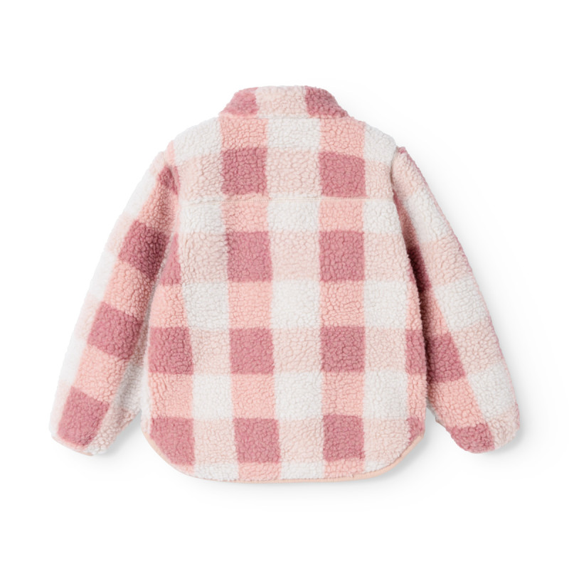 LIEWOOD Kinder Fleecejacke Nolan Mega Check / Rose blush