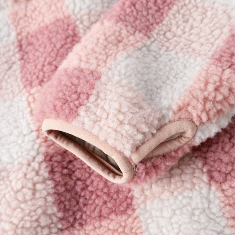 LIEWOOD Kinder Fleecejacke Nolan Mega Check / Rose blush
