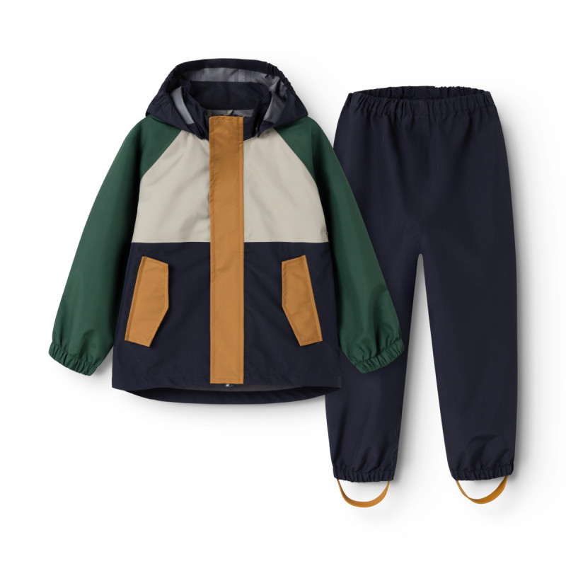 LIEWOOD Pedia wasserdichtes Set – Jacke und Hose Garden green multi mix