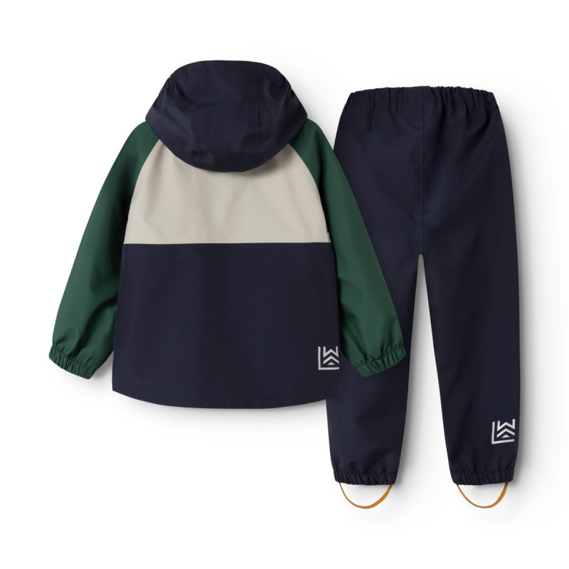 LIEWOOD Pedia wasserdichtes Set – Jacke und Hose Garden green multi mix