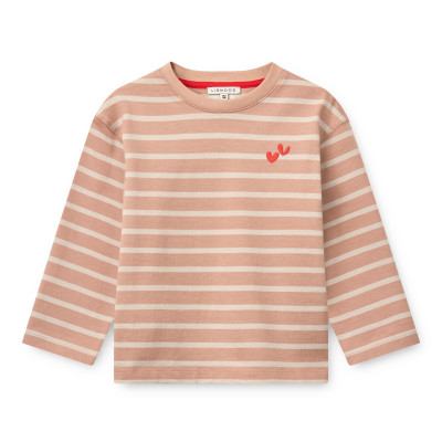 LIEWOOD TYLER gestreiftes Langarmshirt Pale Tuscany / Sandy Stripe